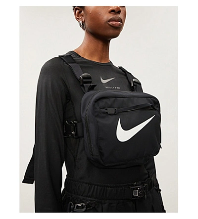 Nike X Matthew M Williams Branded Shell Chest Rig In Black University Red ModeSens