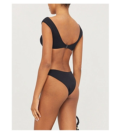 Shop Tropic Of C South Pacific Bikini Top In Black