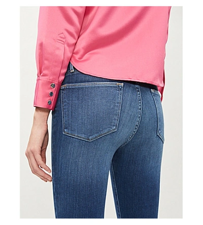 Shop Frame Le High Skinny High-rise Jeans In Packard