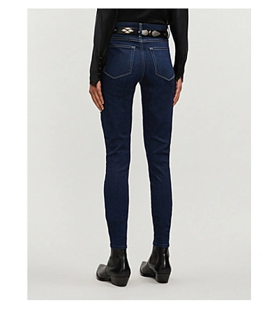 Shop Paige Hoxton Skinny High-rise Jeans In Pinetree
