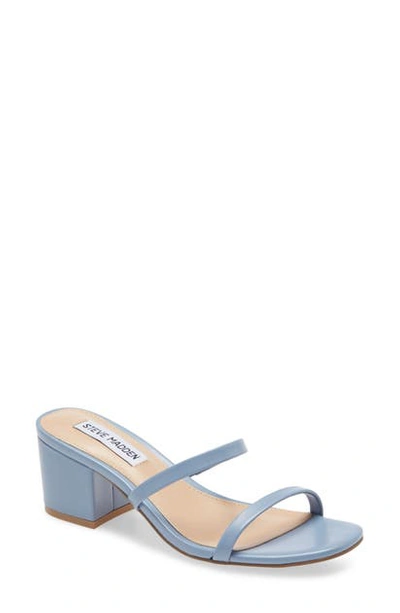 Shop Steve Madden Issy Slide Sandal In Dusty Blue