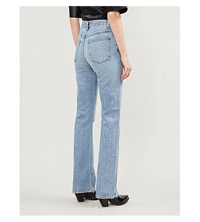 Shop Agolde Vintage High-rise Organic Cotton Jeans In Clamour