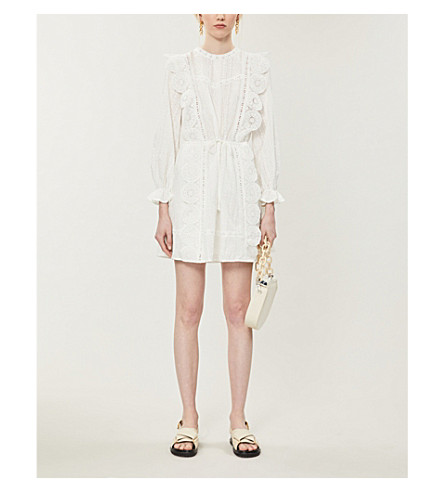 broderie anglaise dress