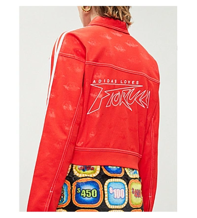 ADIDAS ORIGINALS adidas x Fiorucci graphic-print recycled polyester and cotton-blend jacket 