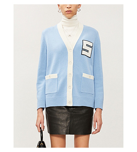 sandro cardigan blue