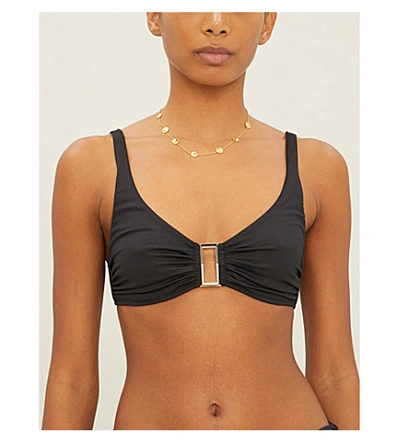 Shop Melissa Odabash Bel Air Underwired Bikini Top In Mo Seychelles 1shldr 1pc
