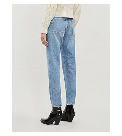 Shop Citizens Of Humanity Liya Slim-fit Tapered High-rise Jeans In Soundtrack