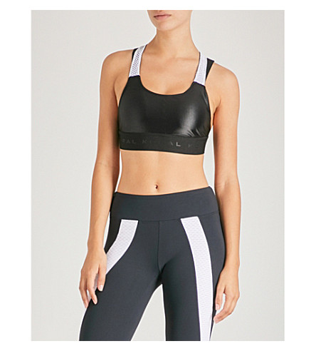 satin sports bra