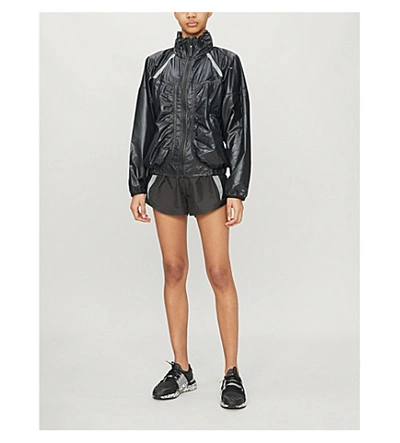 Shop Adidas By Stella Mccartney Run Light Shell Jacket In Black