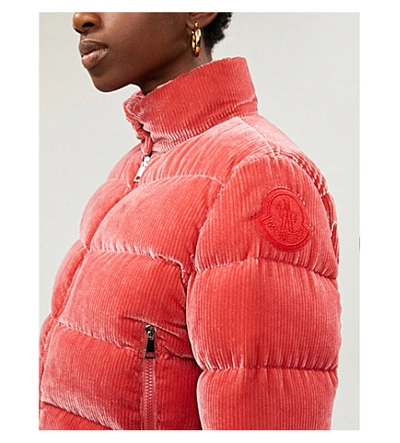 Shop Moncler Copenhague Quilted Shell Jacket In Pink