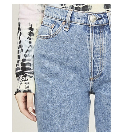 Shop Rag & Bone Ruth Straight High-rise Jeans In Misha