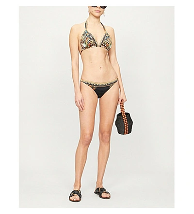 Shop Camilla River Cruise Graphic-print Bikini Set In Lost Paradise