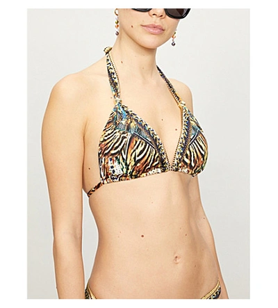 Shop Camilla River Cruise Graphic-print Bikini Set In Lost Paradise