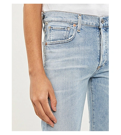 Shop Citizens Of Humanity Emerson Straight-leg Mid-rise Jeans In Try Me