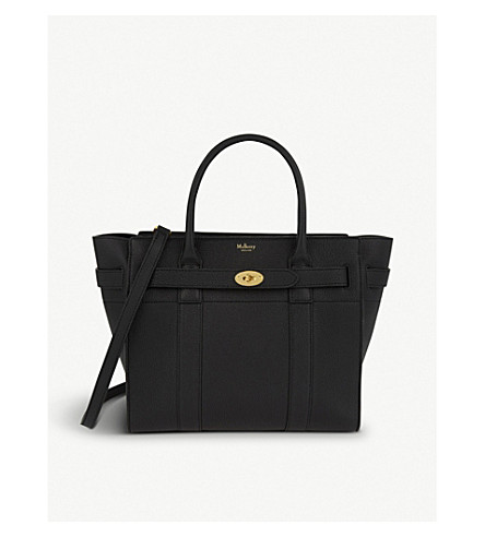 bayswater small grained leather tote