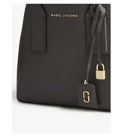 Shop Marc Jacobs The Editor Leather Shoulder Bag In Lichen