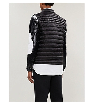 Shop Moncler Quilted Shell-down Gilet In Black