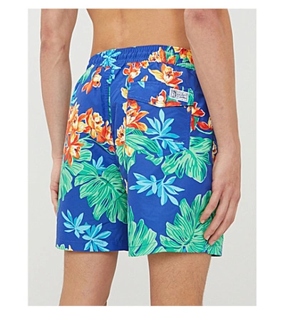 Shop Polo Ralph Lauren Traveller Swim Shorts In Tropical+2020