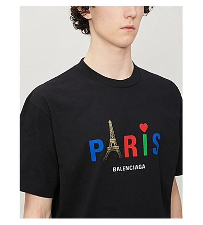 巴黎-运动棉质球衣T恤