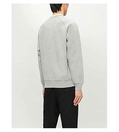 Carhartt Chase Crew-neck Sweatshirt In Gray