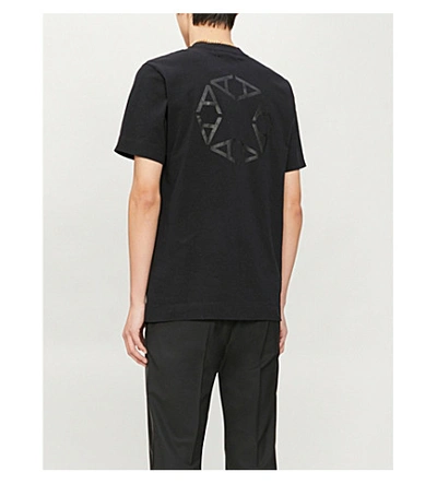 Shop Alyx Logo-printed Cotton-jersey T-shirt In Black