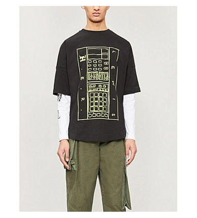 Tommy Hilfiger X Lewis Hamilton Oversized Cotton-jersey T-shirt In Black |  ModeSens