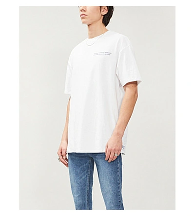 Shop Ksubi Countdown Biggie Graphic-print Cotton-jersey T-shirt In White