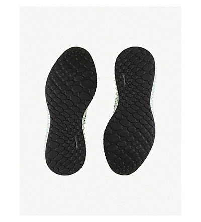 Shop Adidas Originals Alphaedge 4d Primeknit Trainers In Black White Black