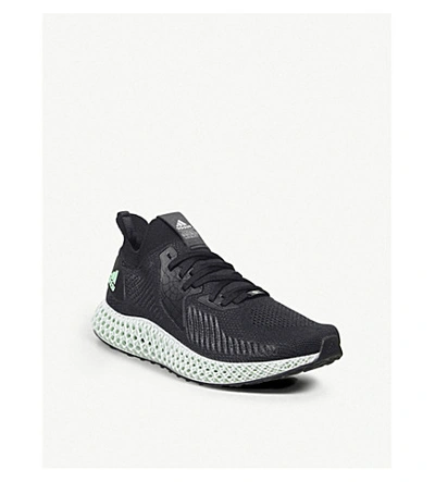 Shop Adidas Originals Alphaedge 4d Star Wars Primeknit Trainers In Sw Black White