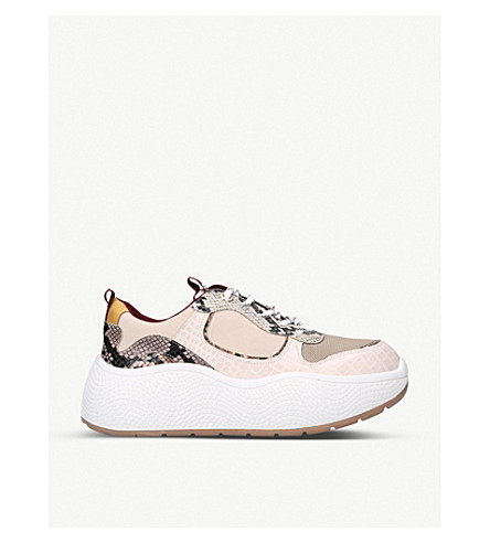 pink kurt geiger trainers