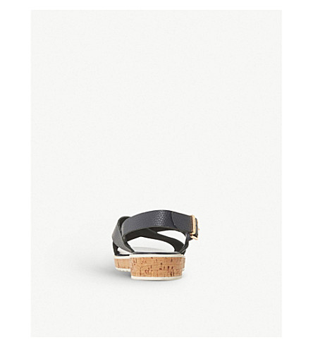 dune lorde sandals navy