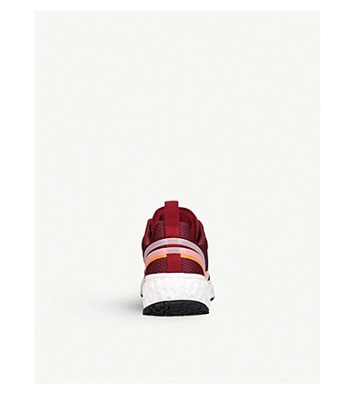 Shop Veja Condor Runner Recycled-mesh Trainers In Wine Comb