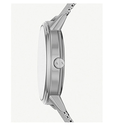 Shop Armani Exchange Ax2714 Stainless Steel Watch In Silver