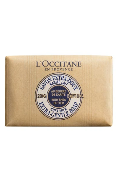Shop L'occitane Milk Shea Butter Extra Gentle Soap, 8.8 oz