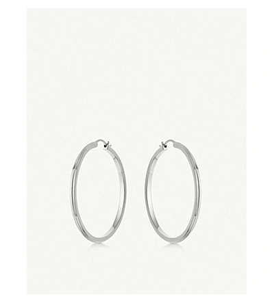 Shop Astley Clarke Women's Gold Linia Sterling-silver Hoop Earrings