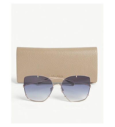 Shop Max Mara Hook 2 Square-frame Sunglasses