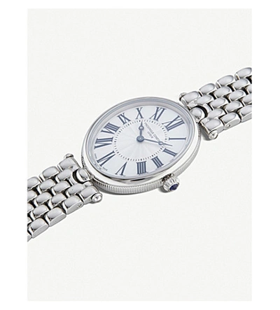 Shop Frederique Constant 200mpw2v6b Classics Art Deco Stainless Steel Watch