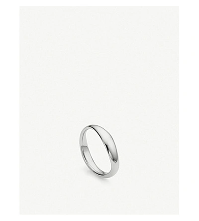 Monica Vinader Nura Reef Stacking Ring In Silver