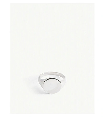 Shop Maria Black Womens Silver Hp Ready Heart White Rhodium-plated Ring 54mm