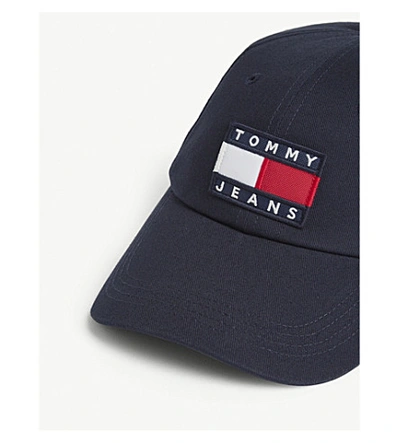 Shop Tommy Jeans Logo Baseball Cap In Pink
