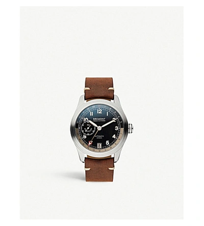 Shop Bremont H-4 Hercules Stainless Steel Watch In Brown