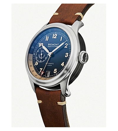 Shop Bremont H-4 Hercules Stainless Steel Watch In Brown