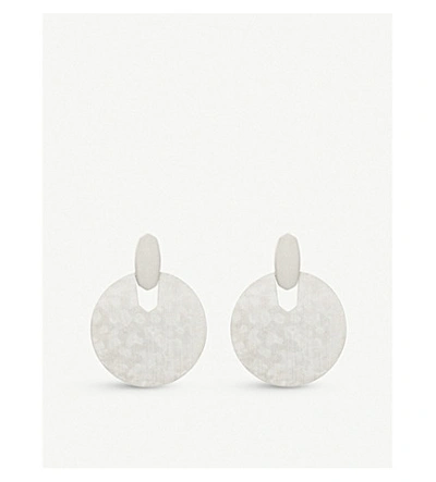 Shop Kendra Scott Didi Rhodium-plated Earrings