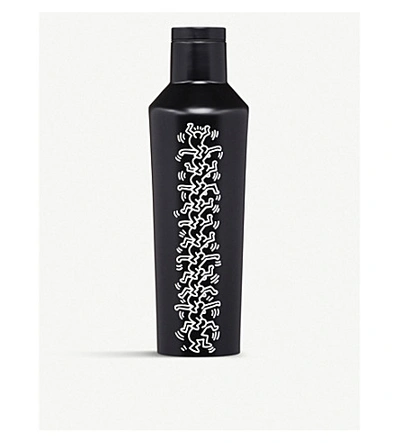 Shop Corkcicle Keith Haring X  People Stack Stainless-steel Canteen 475ml