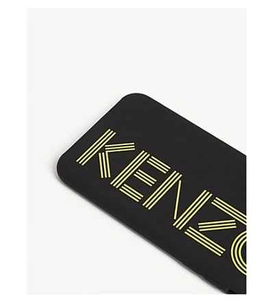 Shop Kenzo Logo Iphone X/xs Case In Golden Yellow