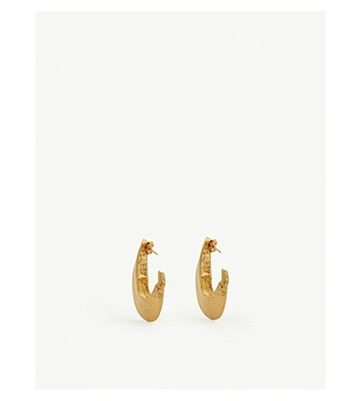 Shop Alighieri Il Leone 2.0 24k Gold-plated Earrings