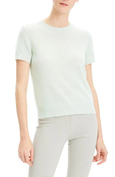 Shop Theory Featherweight Cashmere Sweater In Apricot