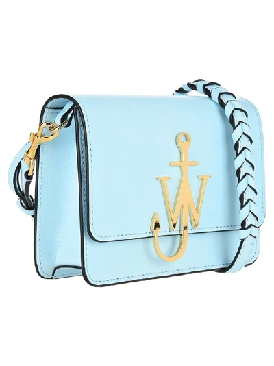 Shop Jw Anderson Anchor Box Shoulder Bag In Blue