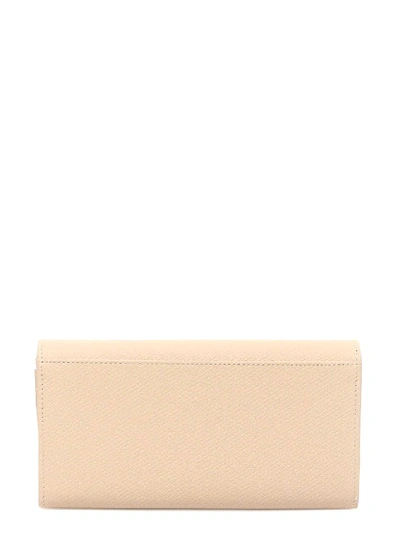 Shop Longchamp Roseau Continental Wallet In Beige