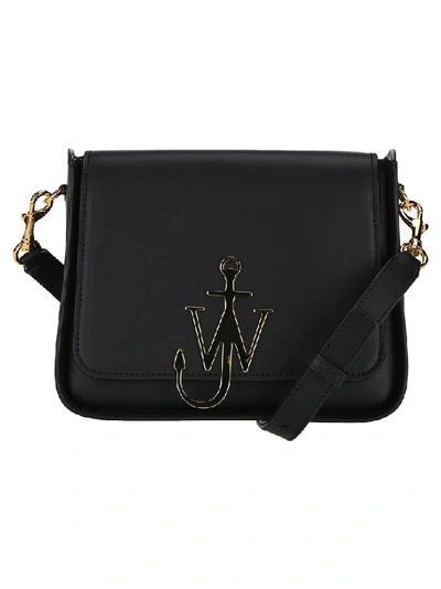 Shop Jw Anderson Anchor Box Shoulder Bag In Black